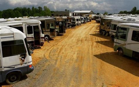 Contact any local salvage yards and see if they're currently accepting used campers or RVs. . Motorhome salvage yards
